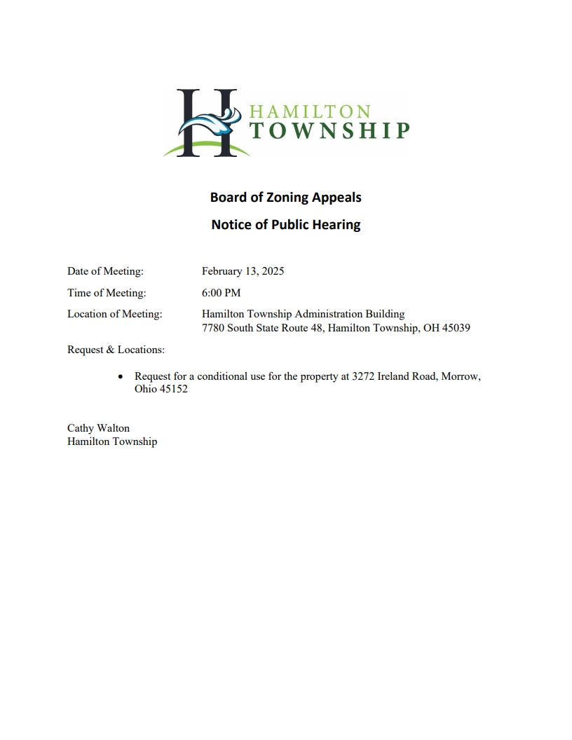 Board of Zoning Appeals 2.13.25